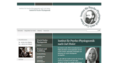 Desktop Screenshot of physiognomik-institut.de